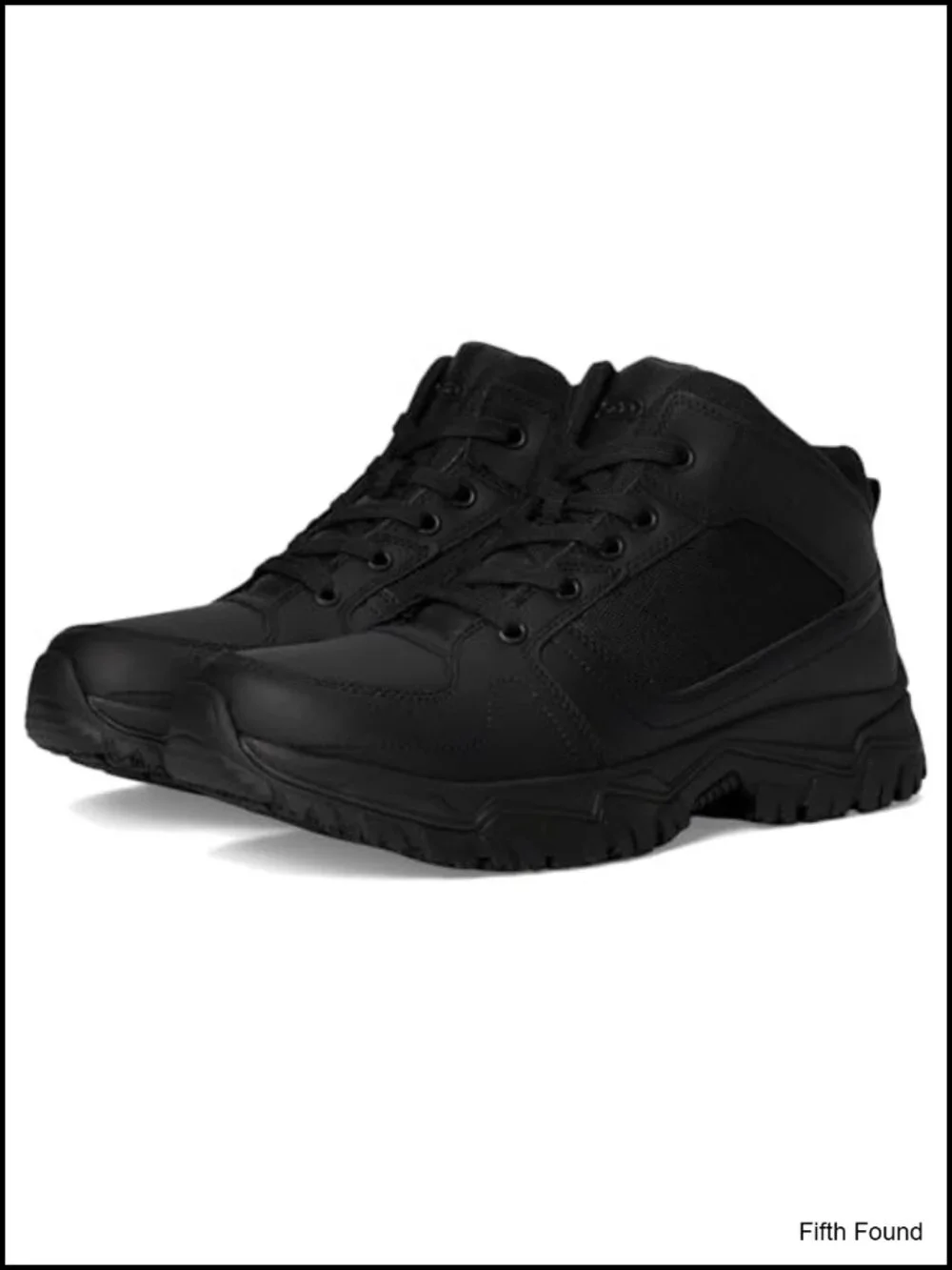Men\'s Slip-Resistant Lace-Up Work Boot with Memory Foam ANGRYRAM Mens Steel Toe, Memory Foam Safety Boots UK | Ubuy main image 2